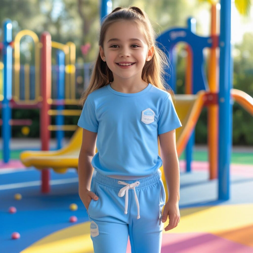 Unisex Jogger Set – Sky Blue - Image 3