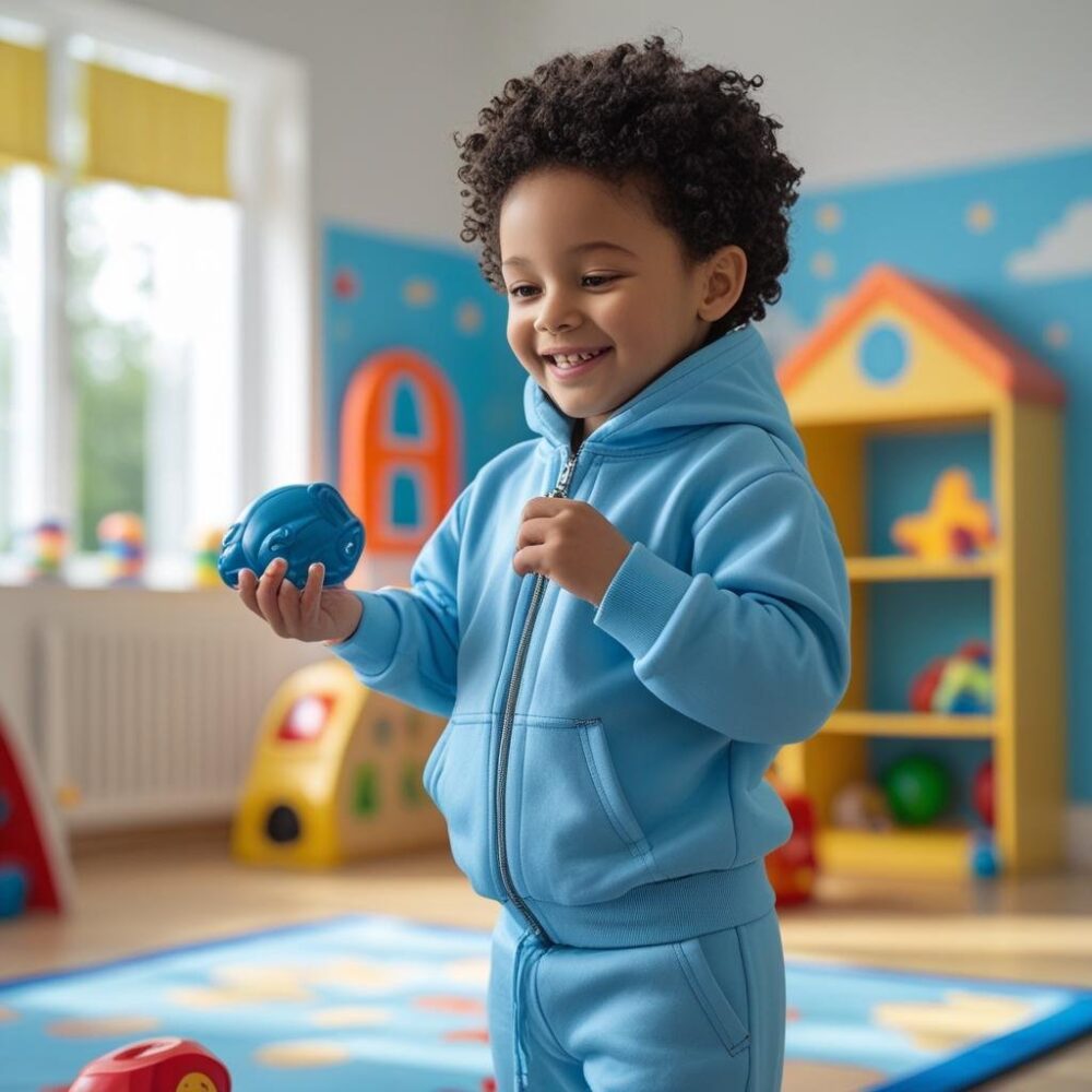 Unisex Jogger Set – Sky Blue - Image 4