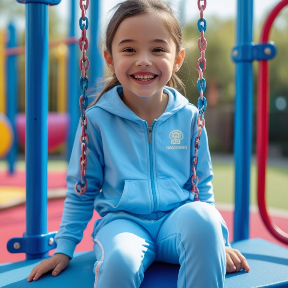 Unisex Jogger Set – Sky Blue - Image 2